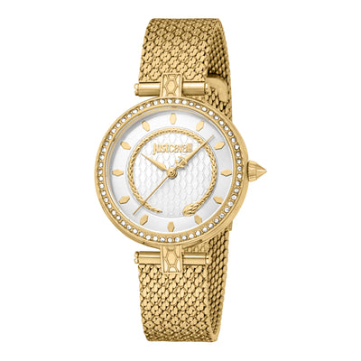 Just Cavalli Glam Chic Besessene Schlange Gold Silber
