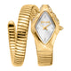 Just Cavalli Signature Snake Wildes Gelb Gold Silber
