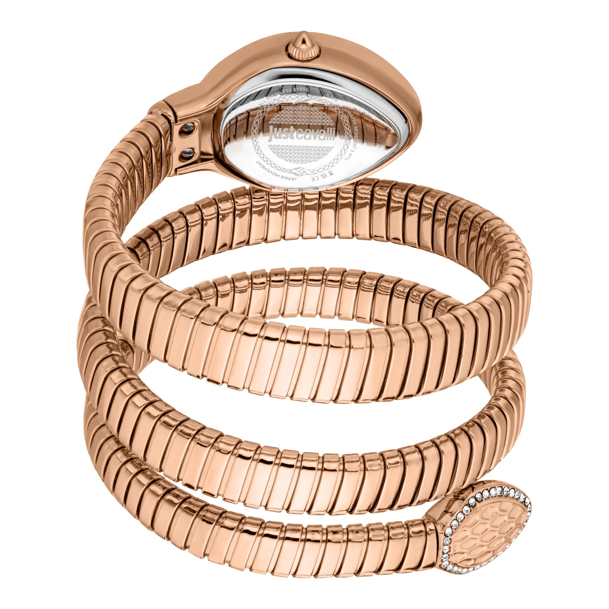 Just Cavalli Just Cavalli Signature Snake Carezza Rose Gold Silver — immagine 2