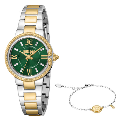 Just Cavalli SET Primavera Snake Zwei Töne YG Grün