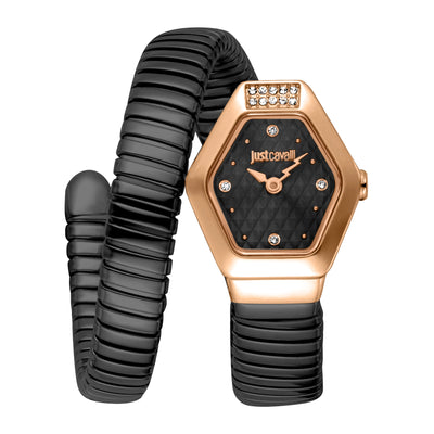 Just Cavalli Signature Snake Splora Schwarz